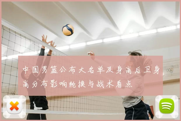 中国男篮公布大名单及身高后卫身高分布影响轮换与战术看点
